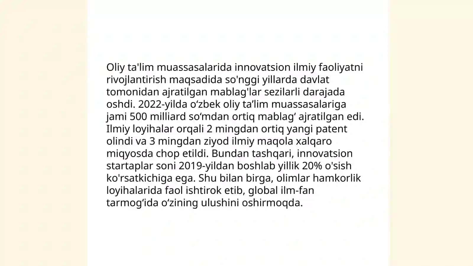 Zamonaviy sharoitda ilmiy faoliyatning rivojlanishi 4
