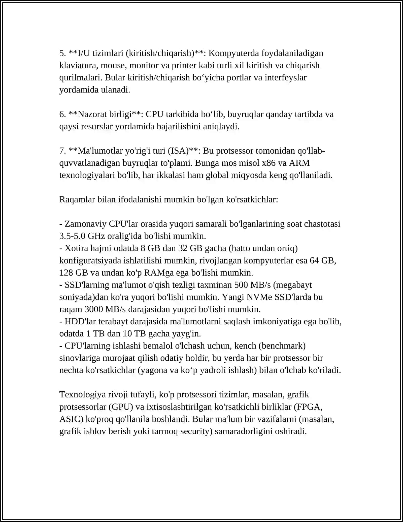 Kompyuterni Tashkil Etish 4
