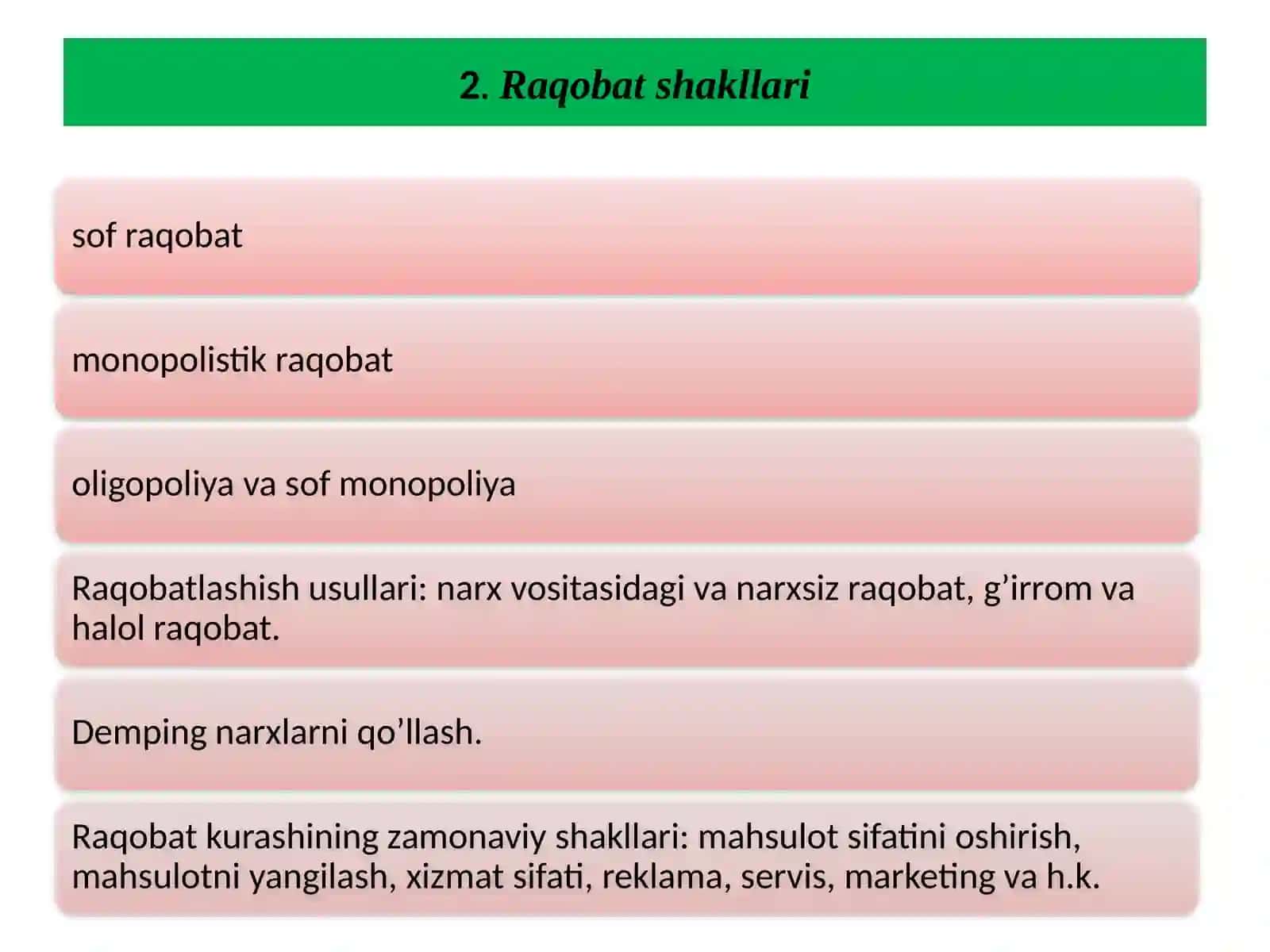 Iqtisodiyot nazariyasi 4