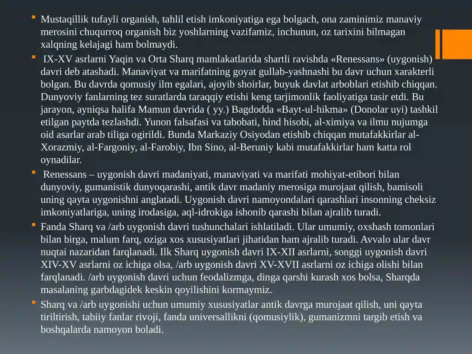 O'rta Osiya allomalarining ilmiy merosı 4