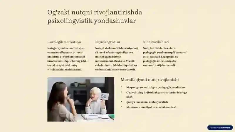 Nutq ko'nikmalari 4