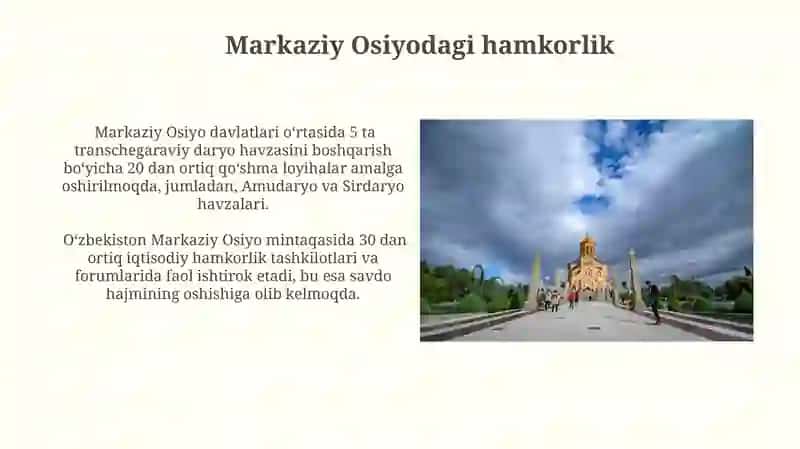 Oʻzbekiston va jahon hamjamiyati 4