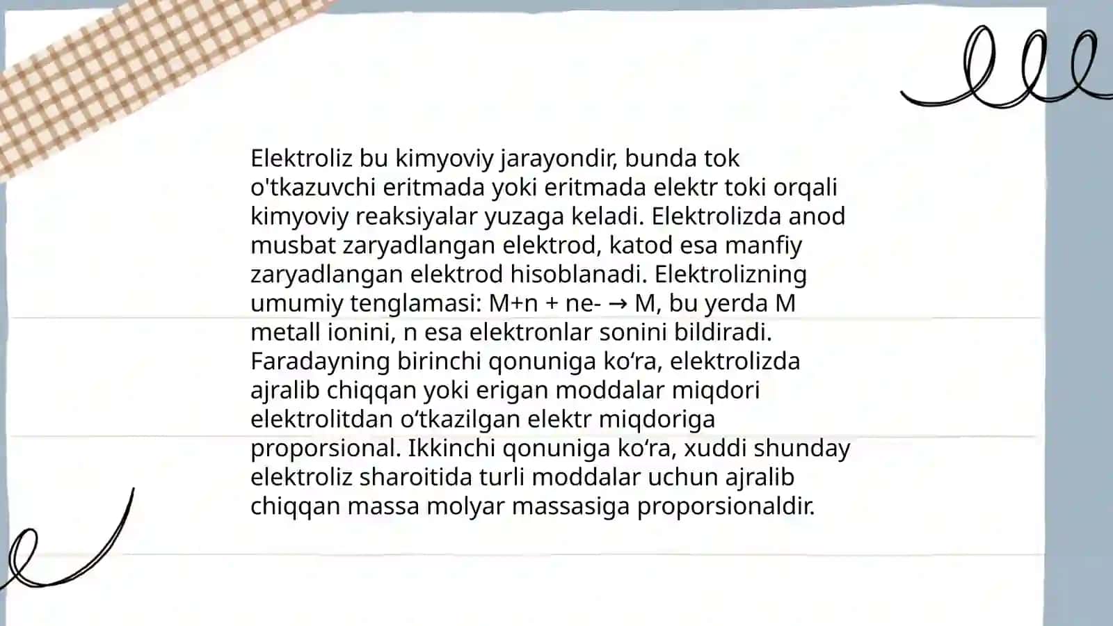 Elektrokimyo va elektroliz 4