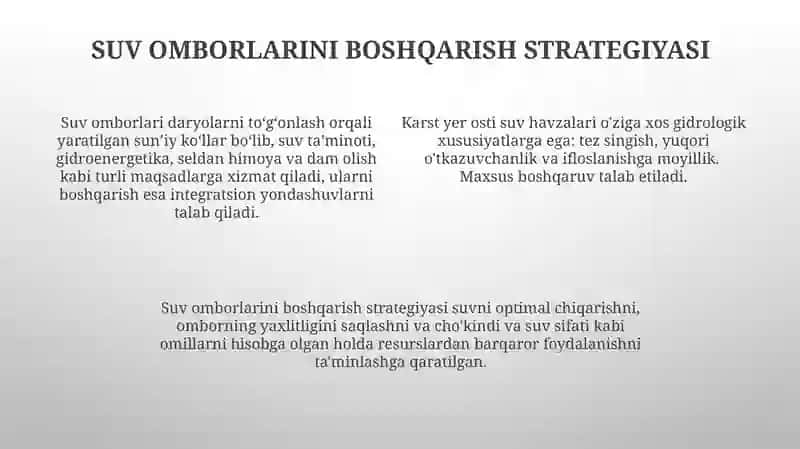 Sardoba,karies suvlar gidrologiyasi 4