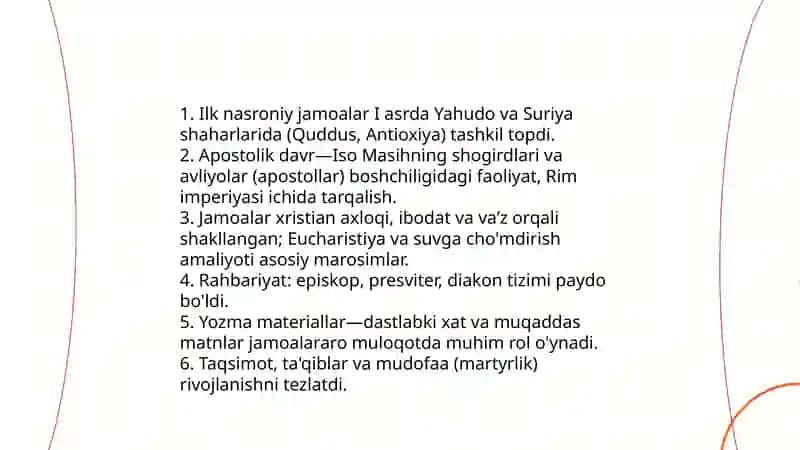 Xristianlik dinining vujudga kelishi tarixi 4