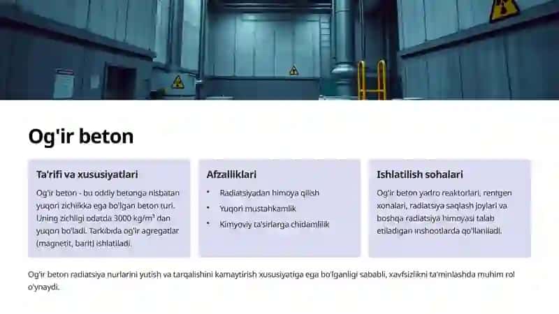 Betonning maxsus turlari: Kirish 4
