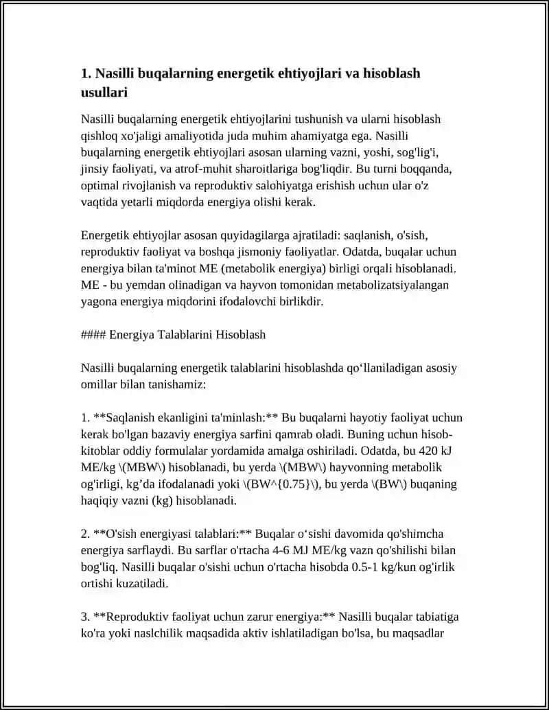 NASILLI BUQALARNING OZIQLANTIRISH XOSSALARI 4