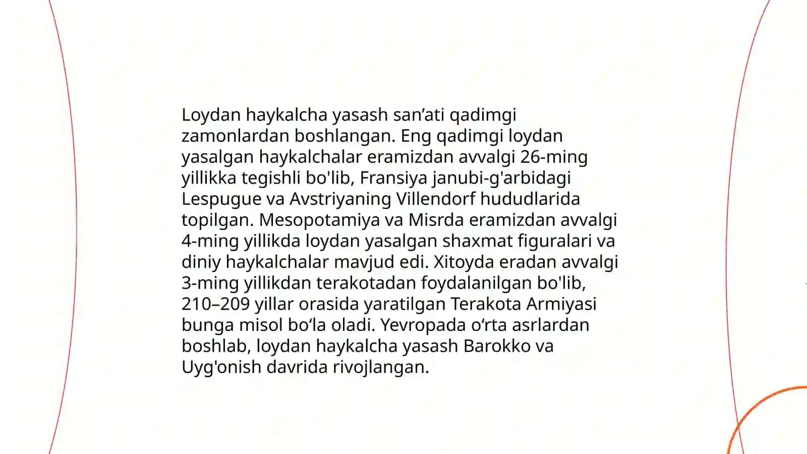 Loydan haykalcha yasash texnologiyasi 4
