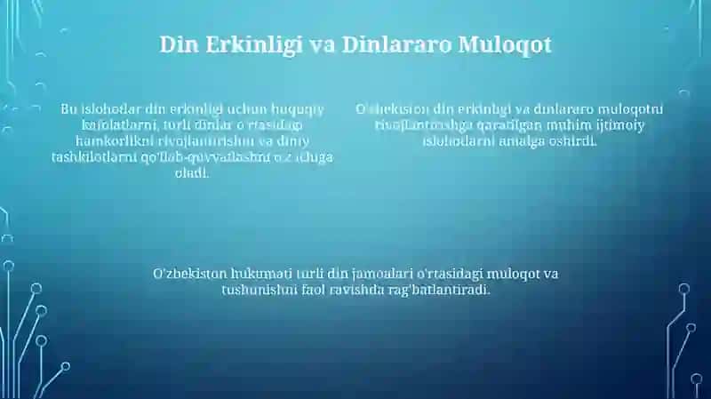 Ijtimoiy Islohotlar 4