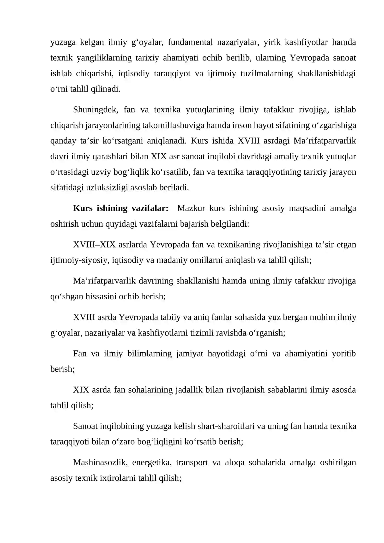 XVIII – XIX asrlarda Yevropada fan va texnikaning rivojlanishi 4
