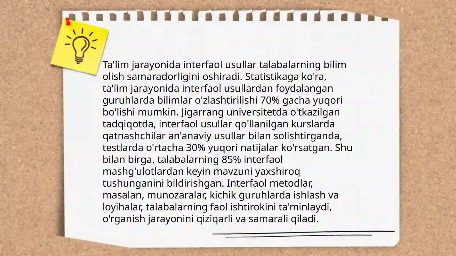 Maktab taʼlimida faoliyatni tashkil etishning ahamiyati 4
