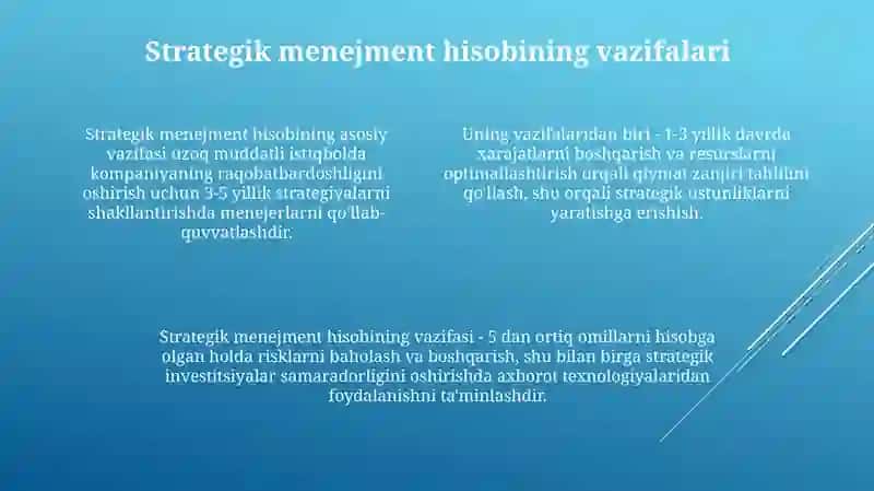 Strategik Menejment Hisobi 4