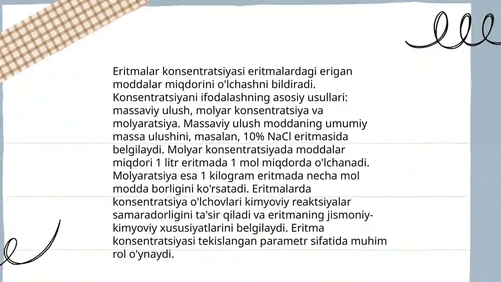 Eritmalar Eritmalarning kalligativ hossalari 4