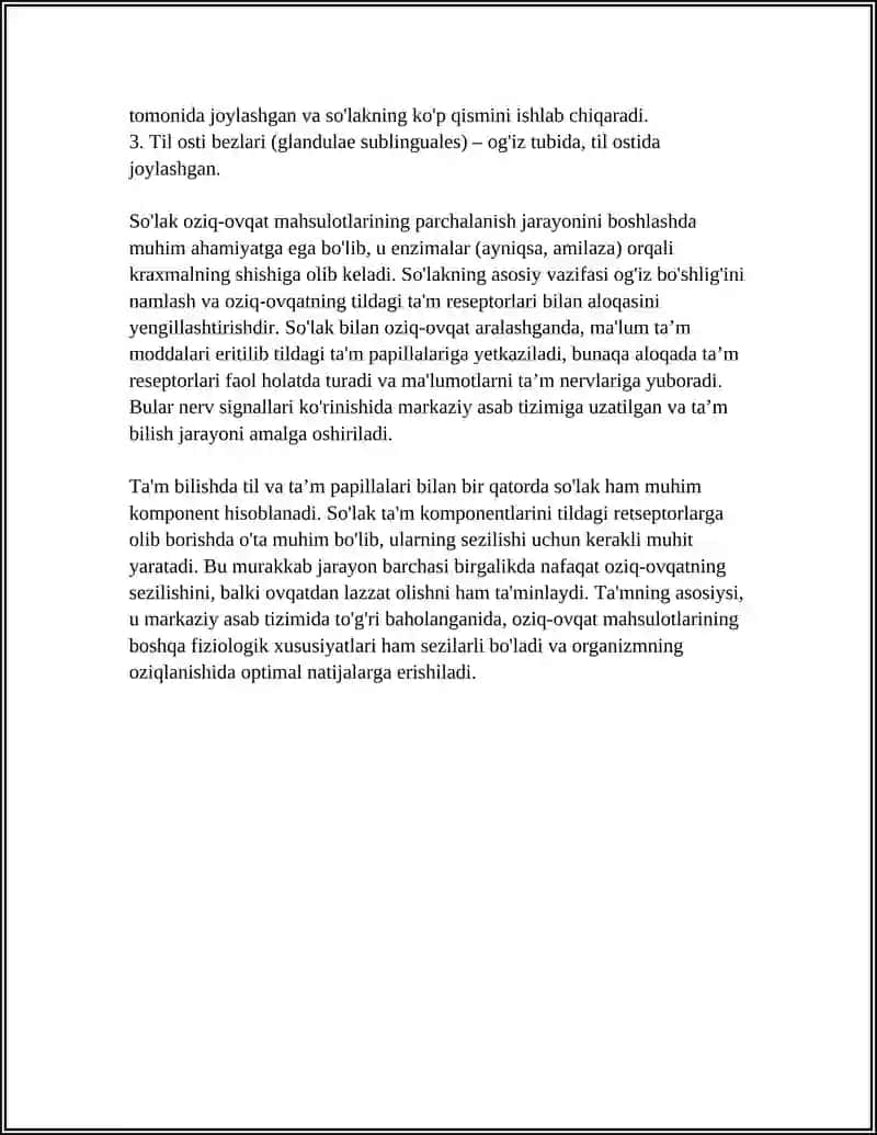 TA’M BILISH VA HID BILISH A’ZOLARINING FUNKSIONAL ANATOMIYASI 4