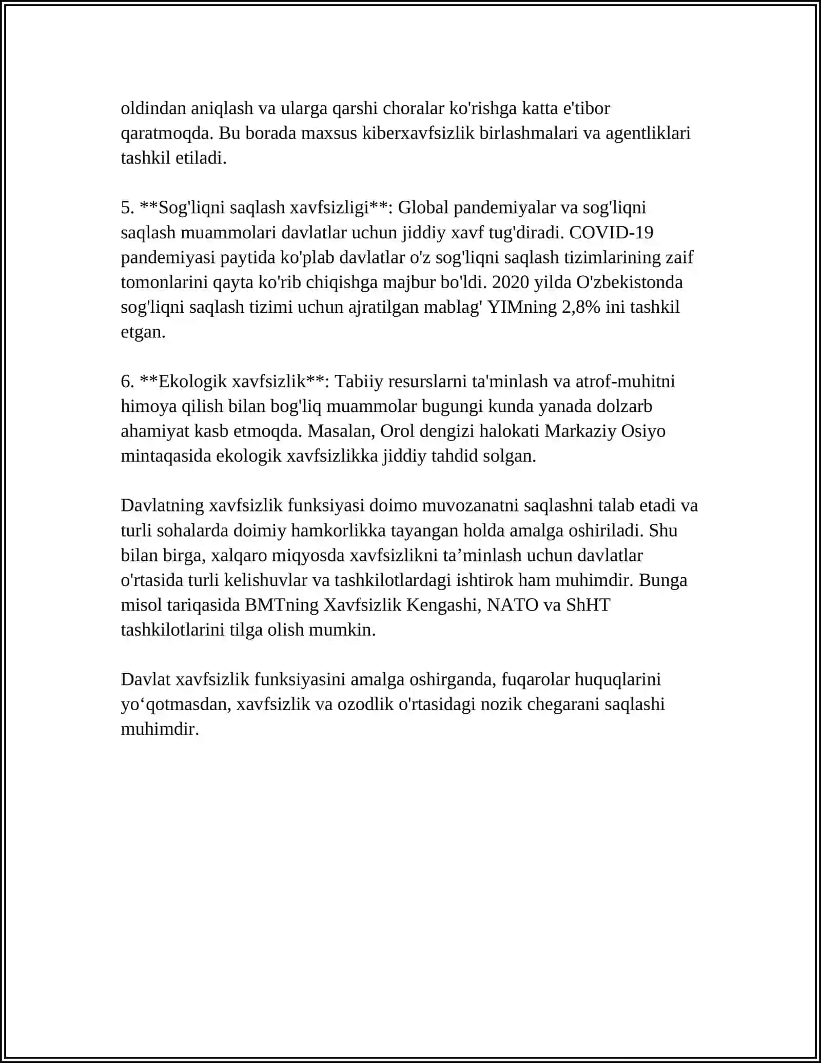 DAVLATNING ASOSI FUNKSIYALARI 4