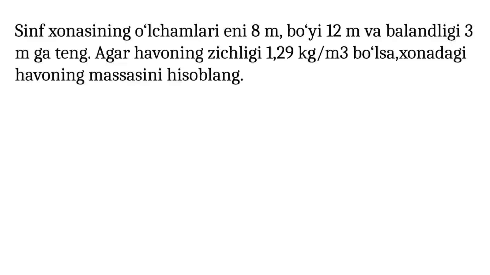 Masalalar yechish 4