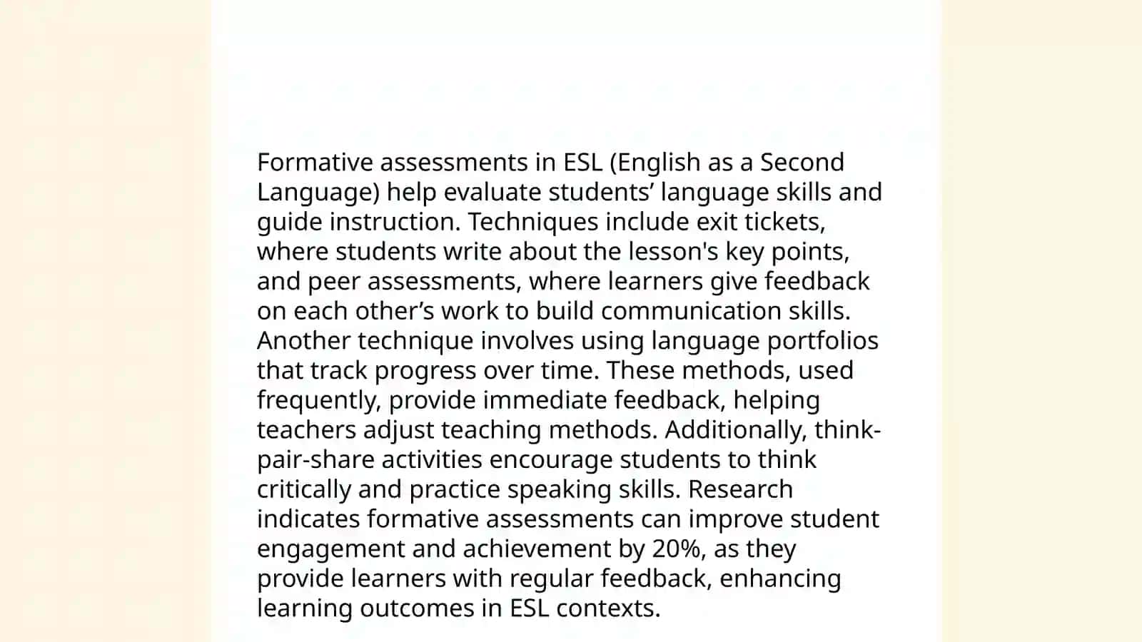 Test as a type of monitoring language awareness of learners. Assessment in teaching English 4