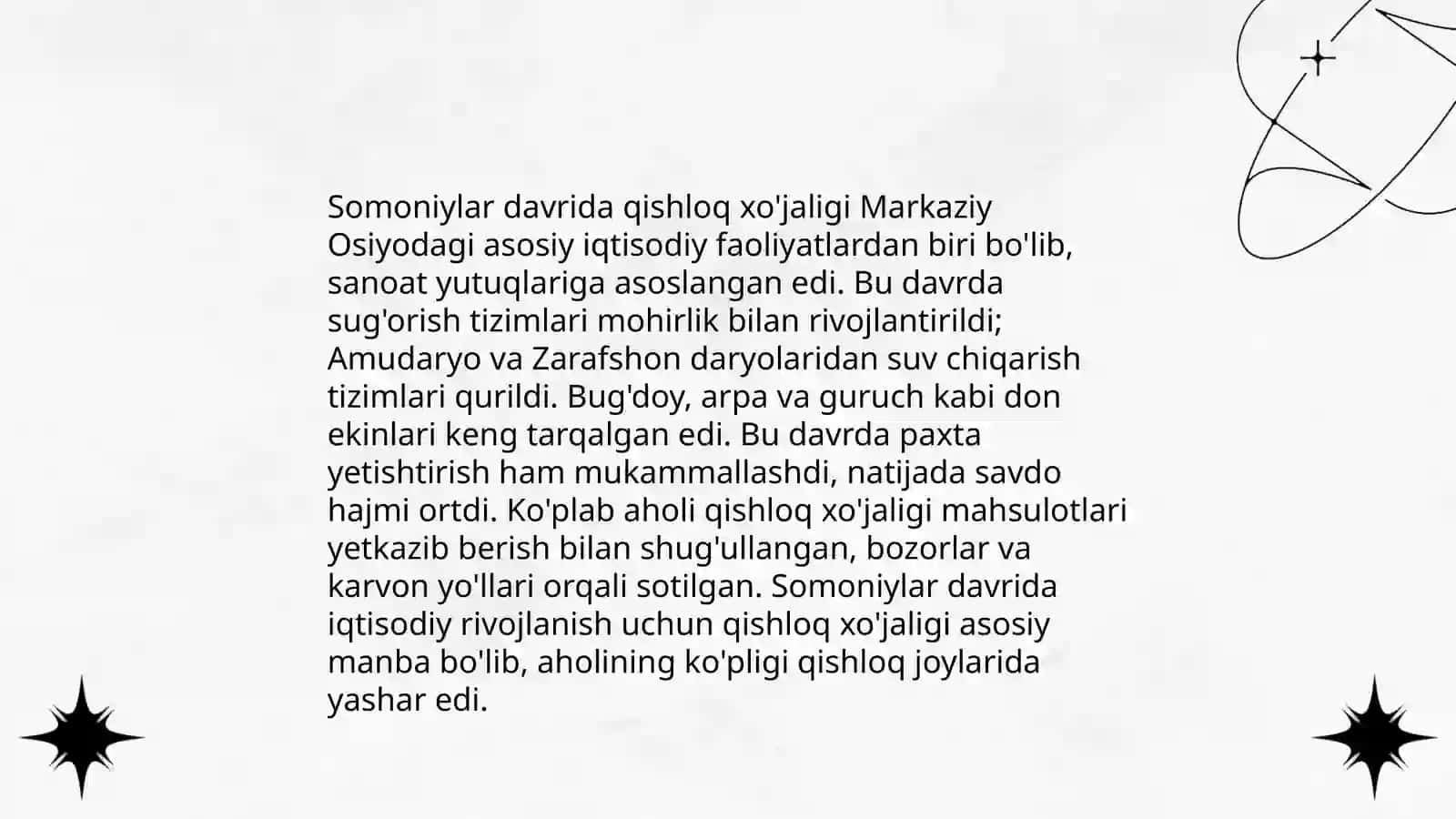 Somoniylar davrida ijtimoiy va iqtisodiy hayot 4