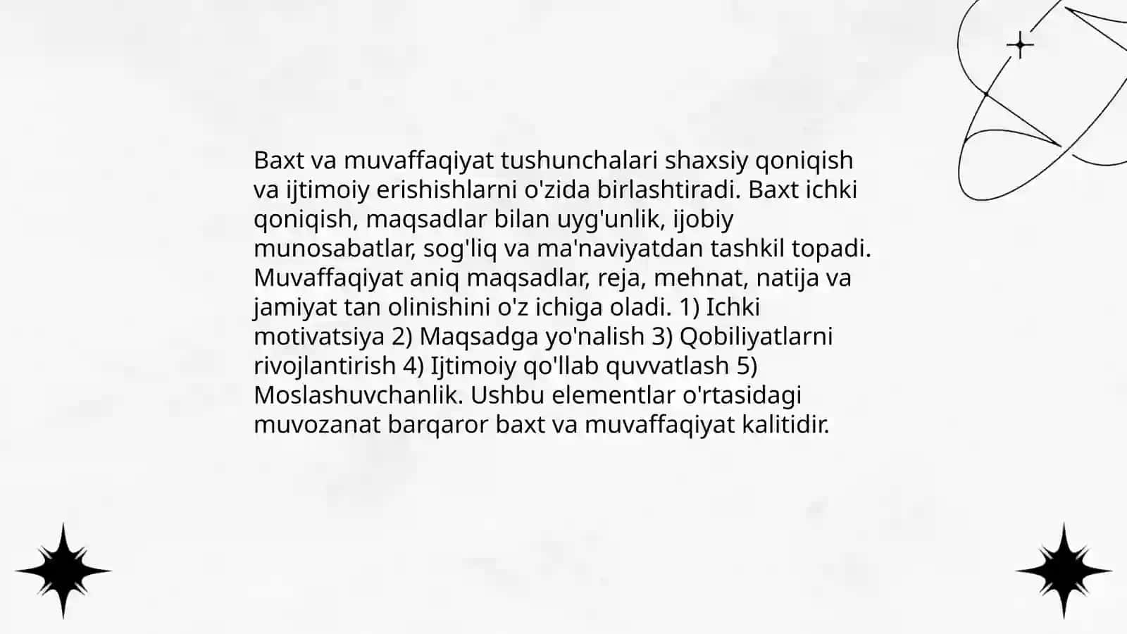 Tarbiya: Baht va muvaffaqiyat sirlari 4
