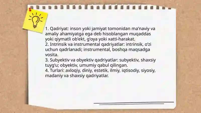 Qadriyatlar falsafasi 4