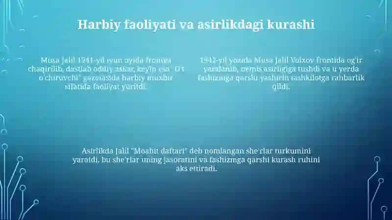 Musa Jalil haqida ma'lumot 4