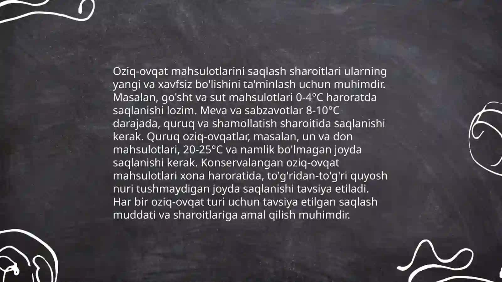 Gigiyenik talablarga umumiy tushuncha 4