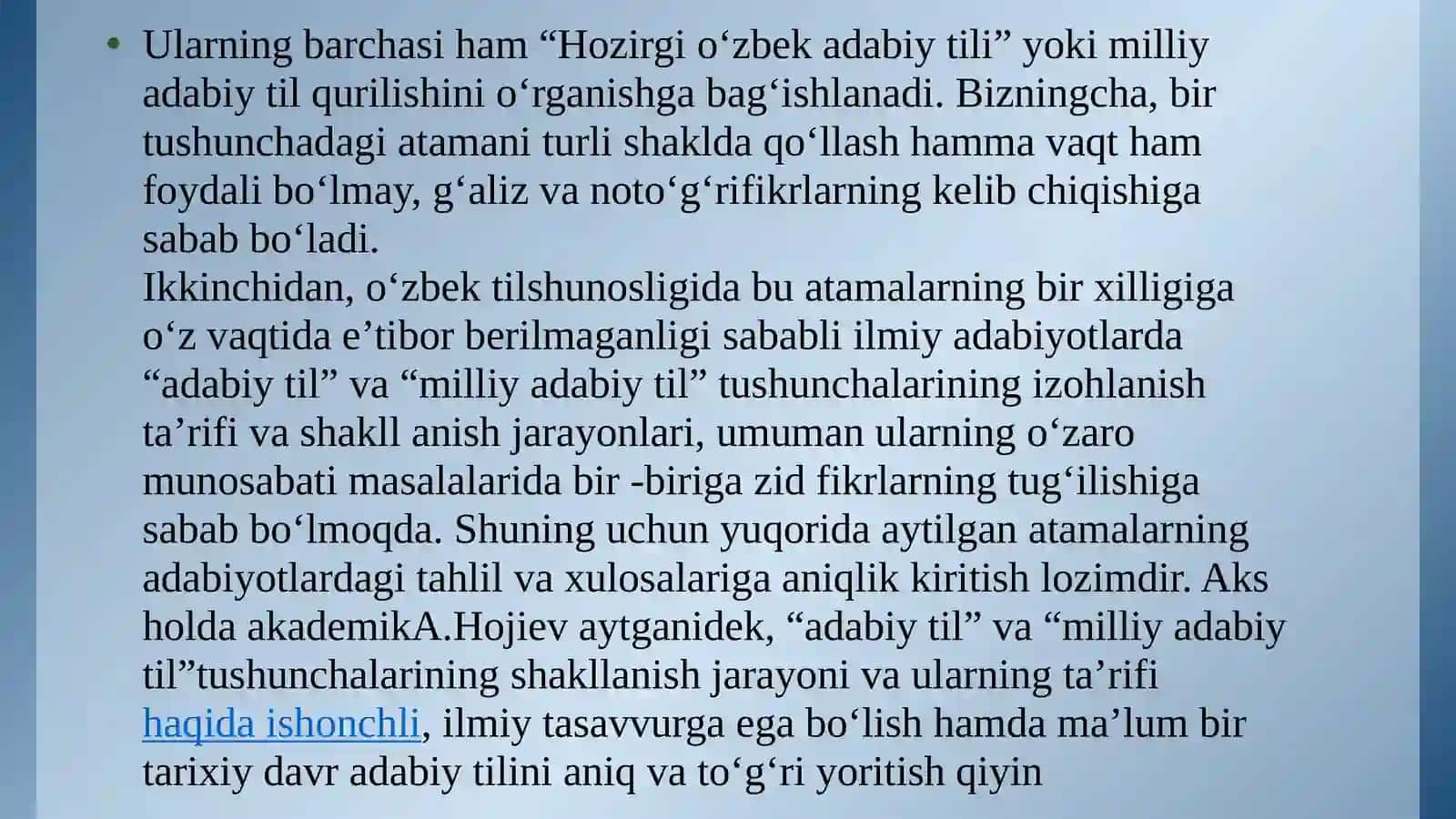 Adabiy tilning taraqqiyot davri 4