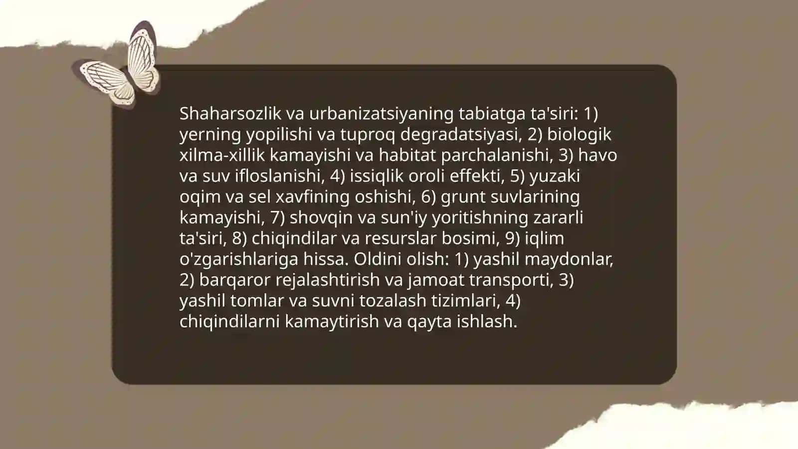 Insonning tabiatga ta’siri 4