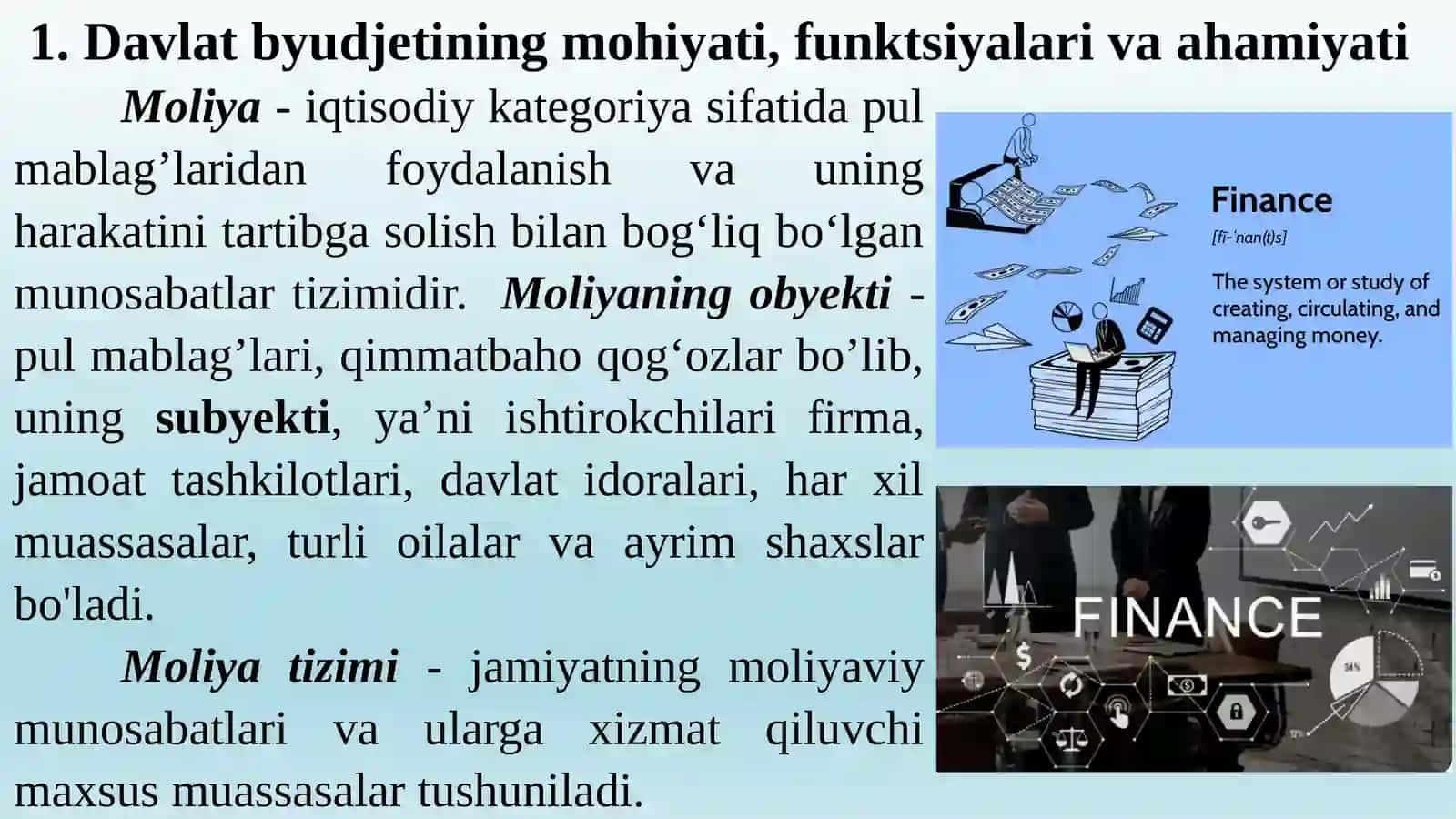 MAVZU: MAKROIQTISODIYOT 4