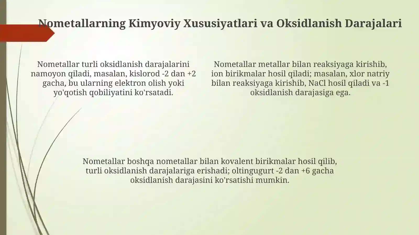 Metallmaslarning umumiy tavsifi 4