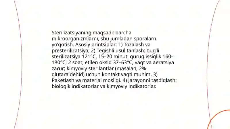 Jarrohlik sterilizatsiyasi 4
