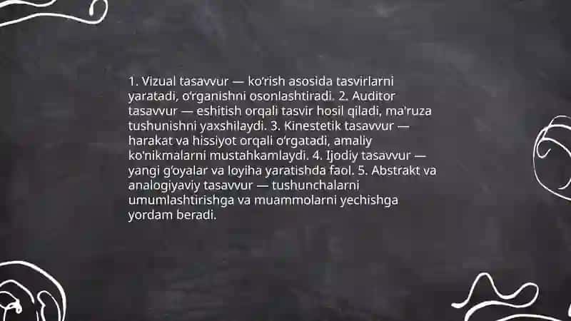 Tasavvur va uning talaba faoliyatidagi roli 4