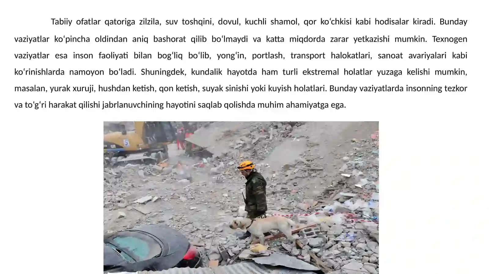 Ekstremal yordam ko‘rsatish tamoyillari 4