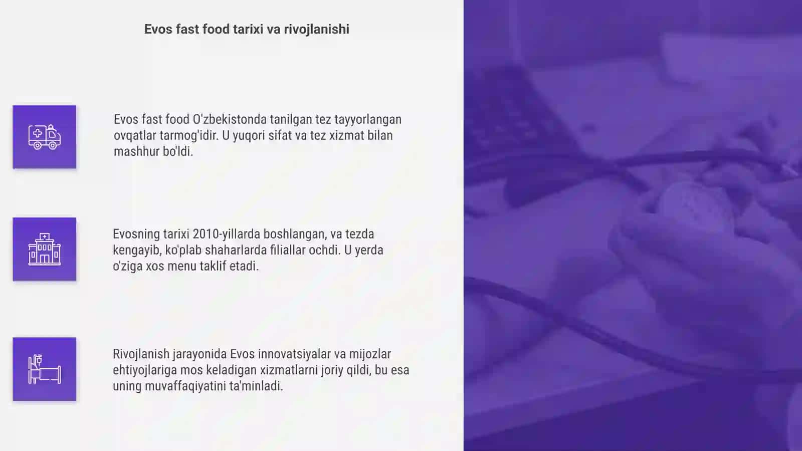 Evos fast food haqida 4