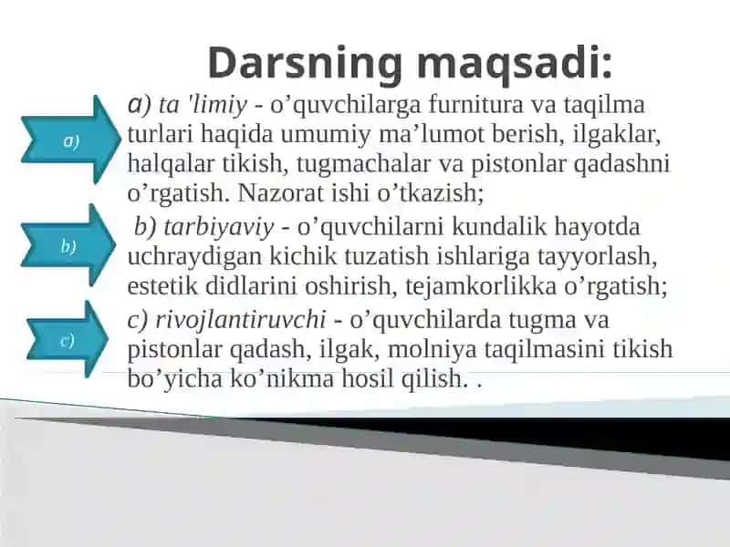 Furnitura va uning turlari 4