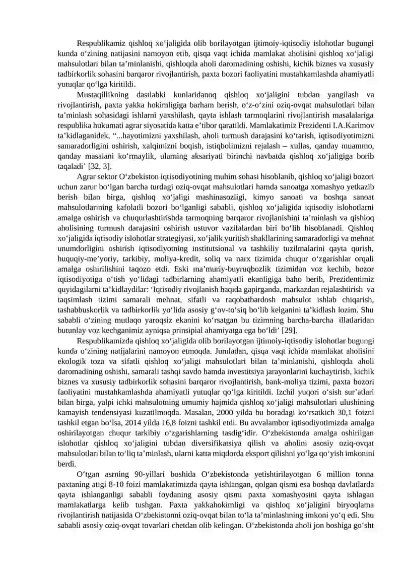 Agrar tarkibiy o‘zgarishlar siyosati 4