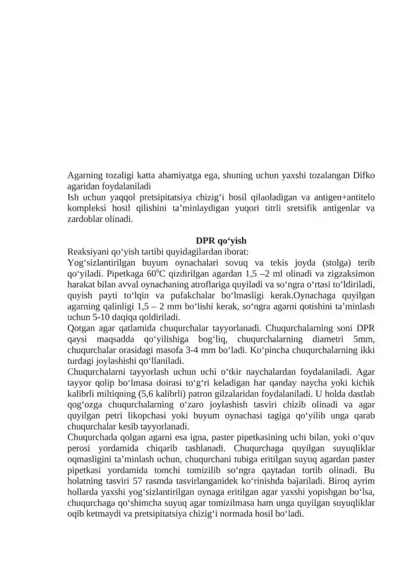 Gelda diffuziyali pretsipitatsiya reaksiyasi 4