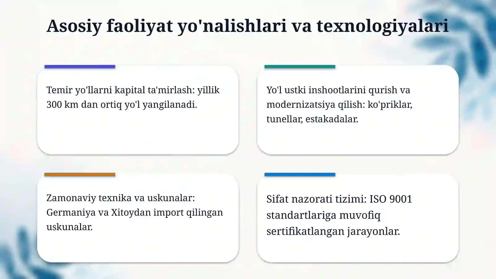 OʻZTERMIK YOʻLMASHTA'MIR aksiyadorlik jamiyati 4