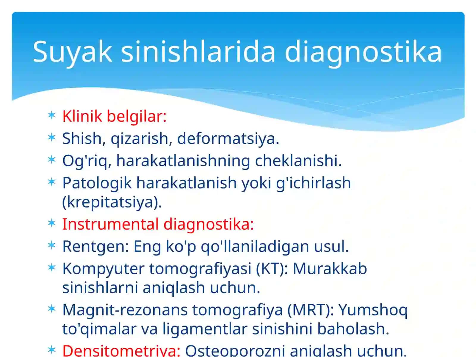 Suyak sinishlarida zamonaviy davolash usullari 4