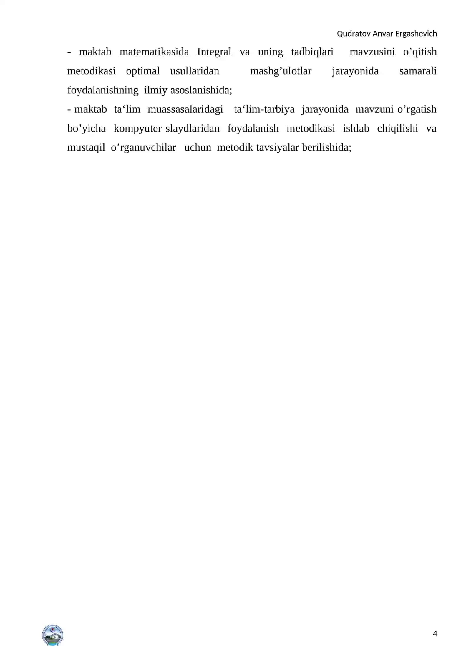 Aniq integral va uning xossalari 4