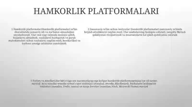Zamonaviy TaʼLim Texnologiyalari 4