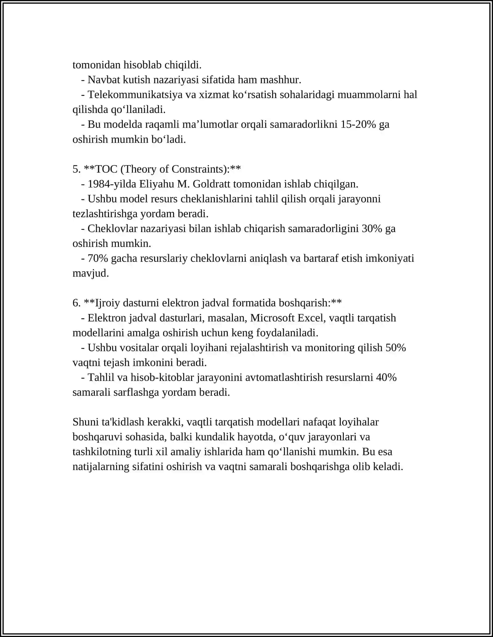MATIVATSIYANING KENG TARQALGAN MODELLARI 4