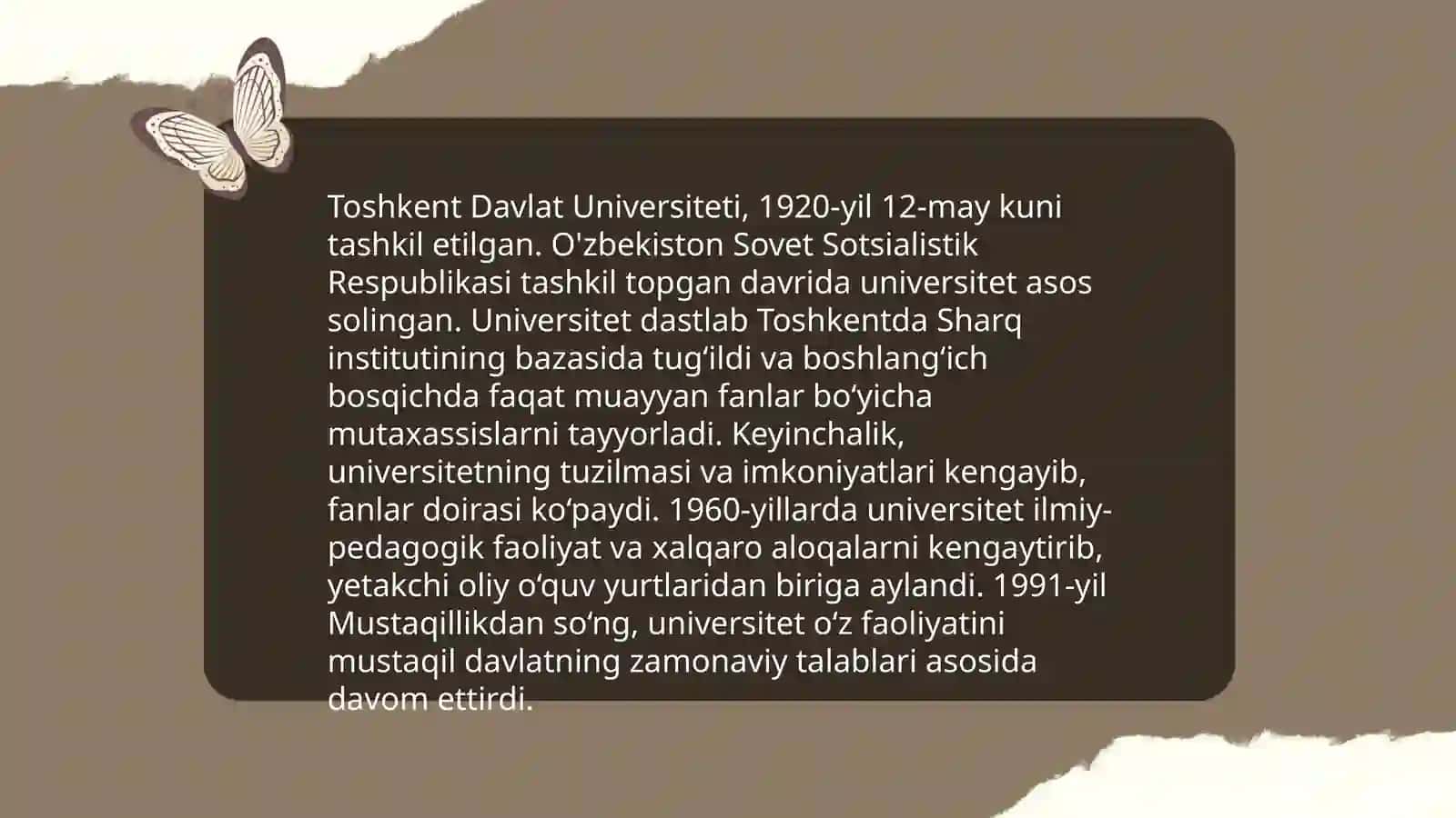 Oʻzbekistonda Oliy Taʼlim muassasalarining tashkil topishi 4