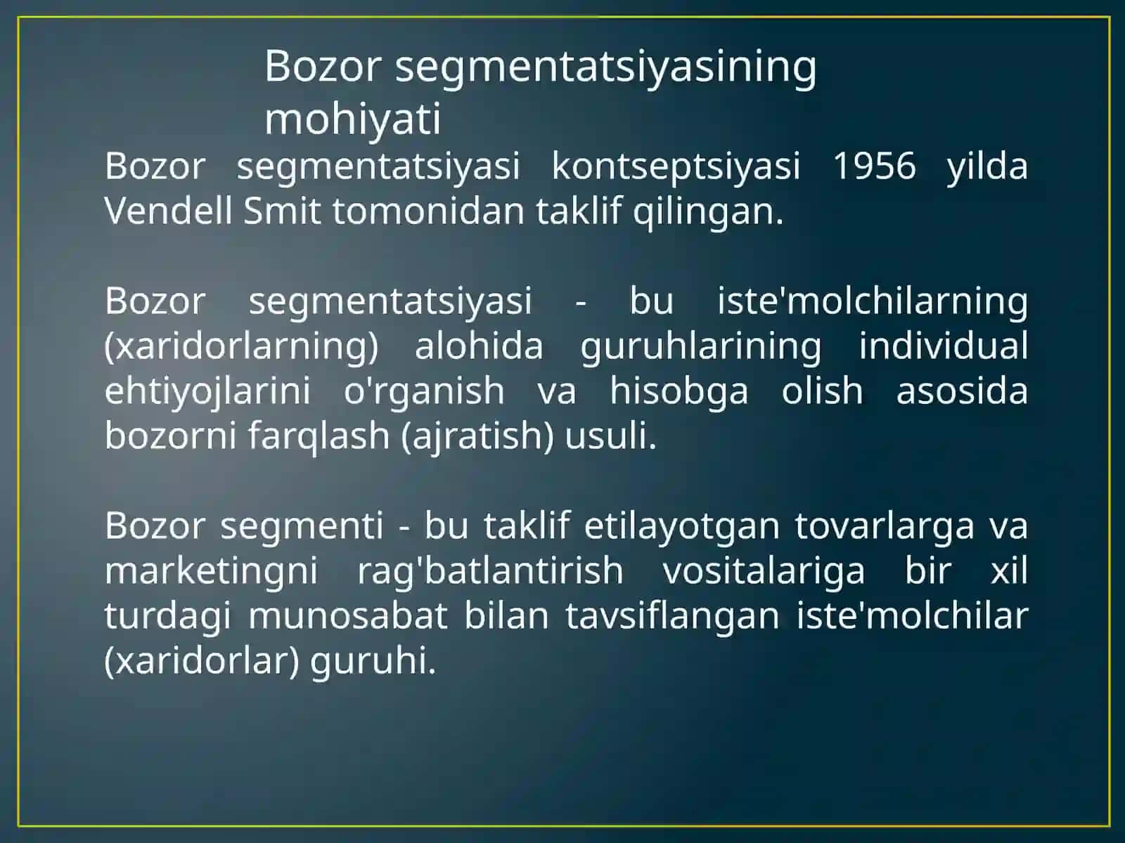 МОХИЯТ, МАҚСАД ВА ЭХТИЁЖ 4