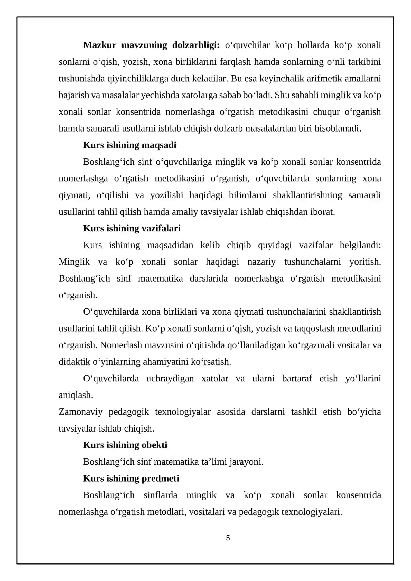 KO’P XONALI SONLAR KONSENTRIDA NOMERLASHGA O’RGATISH METODIKASI 4