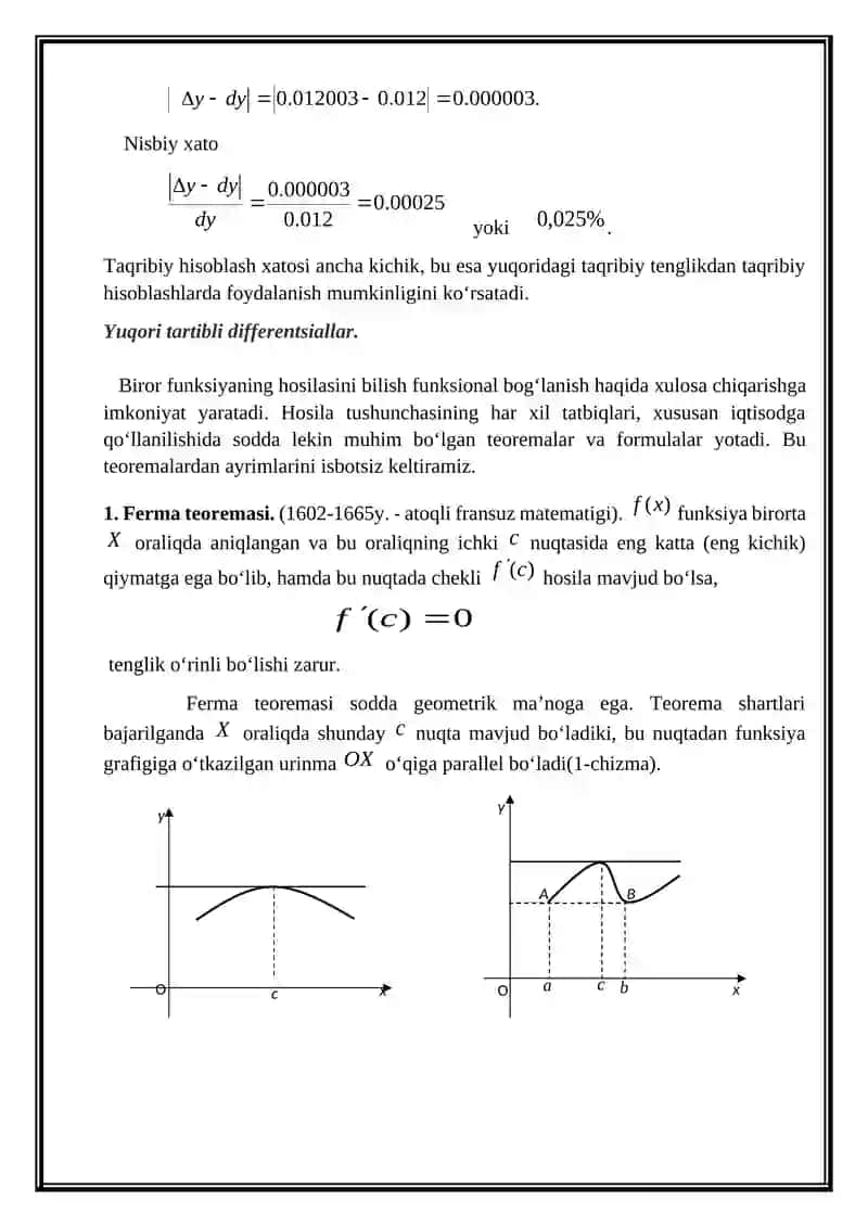Funksiyaning differentsiali 4