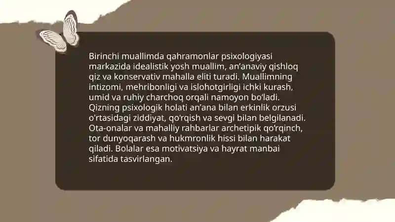 Chingiz Aytmatovning "Birinchi muallim" asari 4