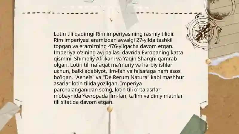 Lotin tili tarixi 4