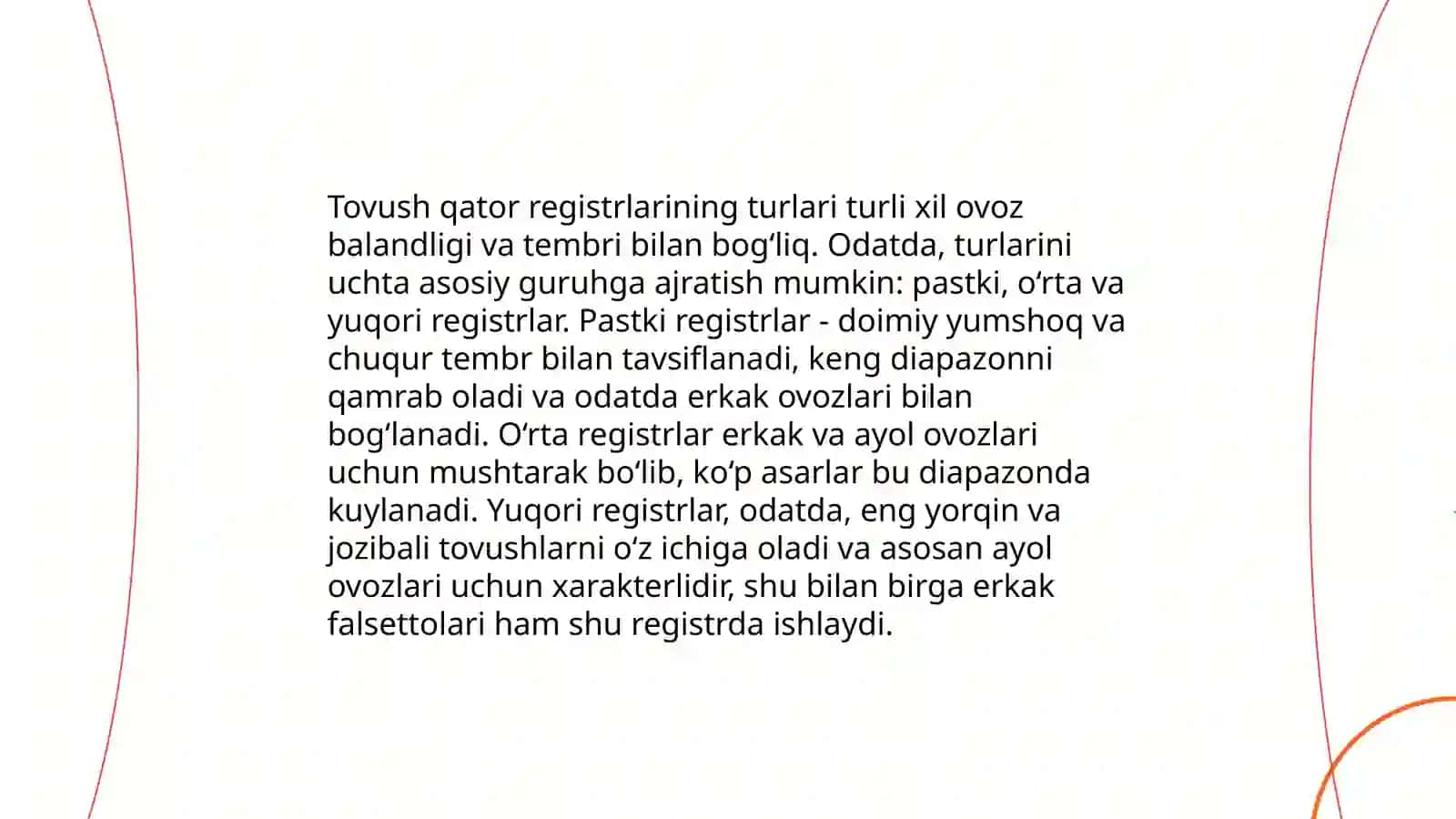 Tovush qator registr va ularning vazifalari 4