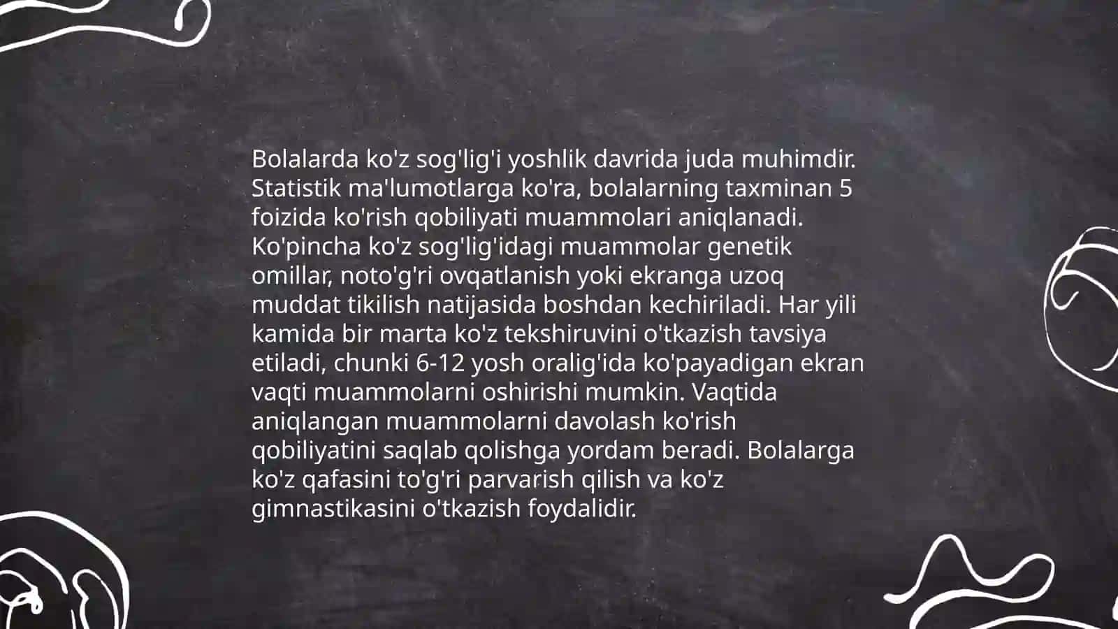 Koʻrishning yosh xususiyatlari haqida 4